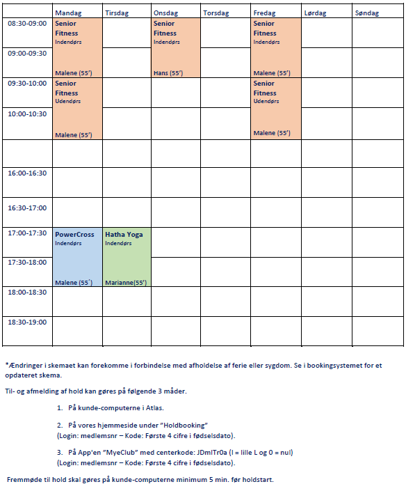 holdplan sommer 2025